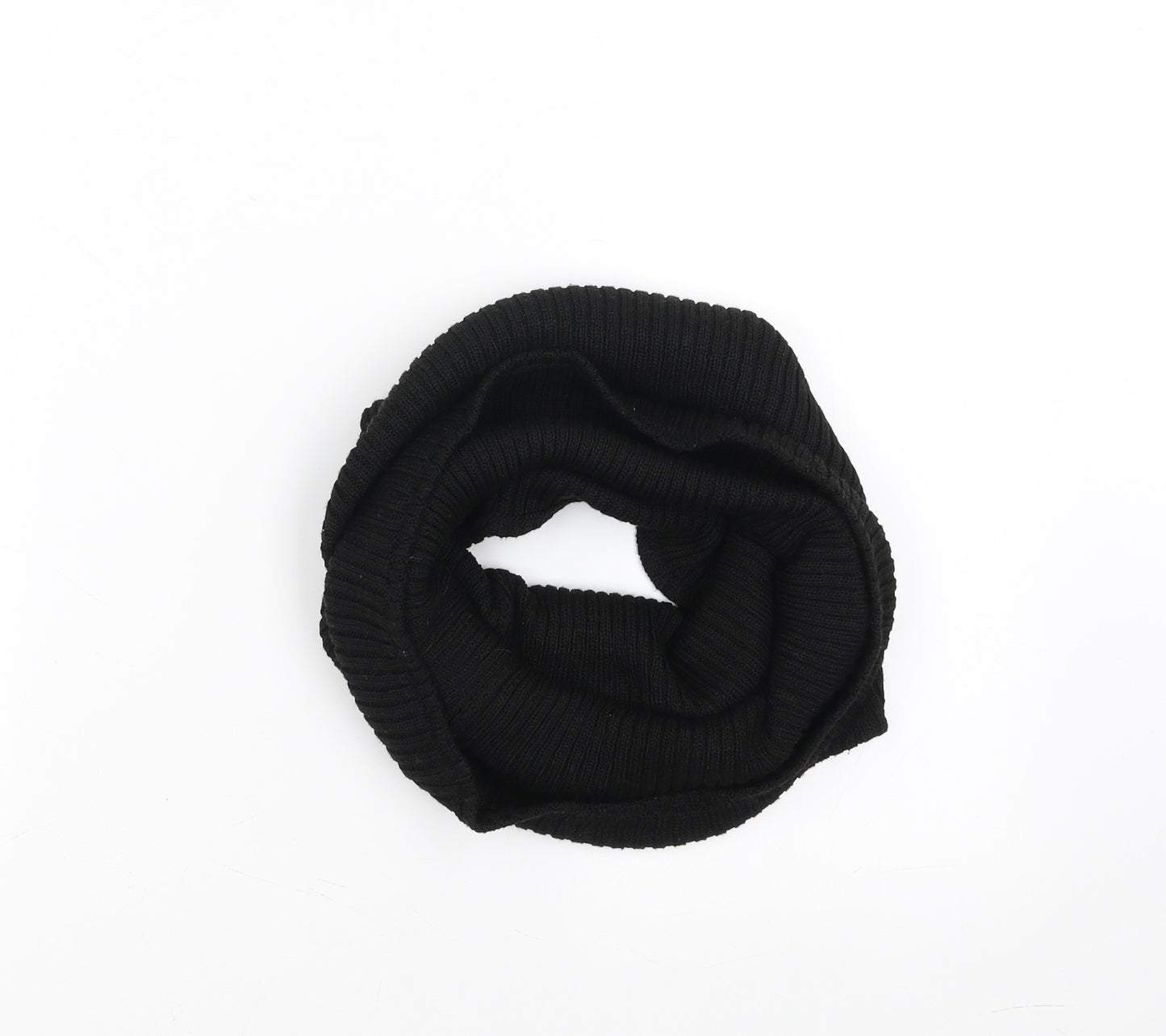 Preworn Womens Black Scarf - snood