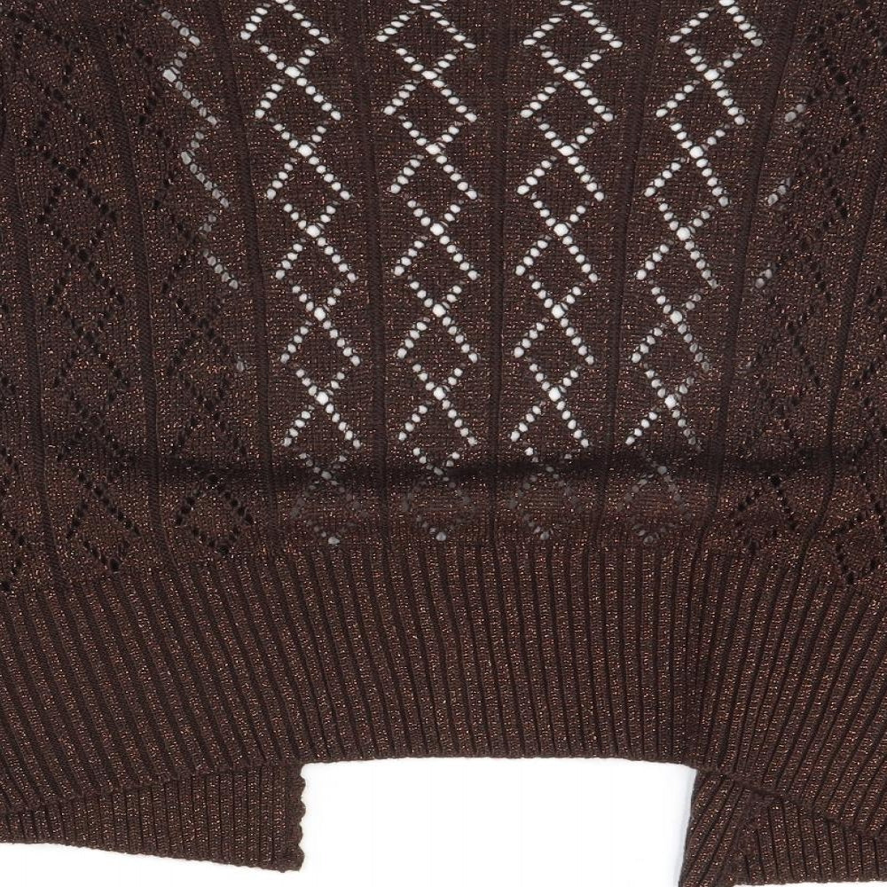 George Womens Brown Jacket Size L