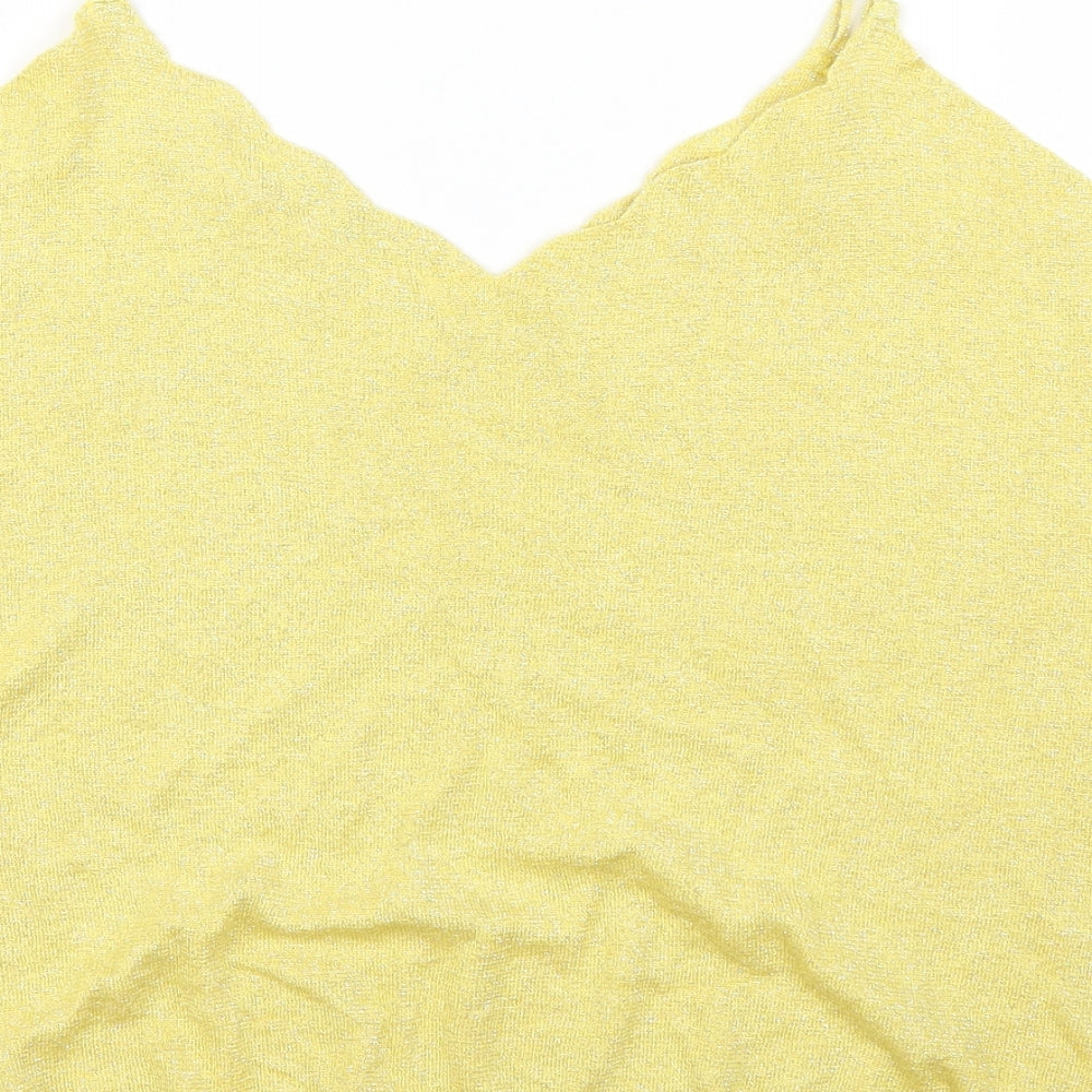 George Womens Gold Camisole Tank Size 22