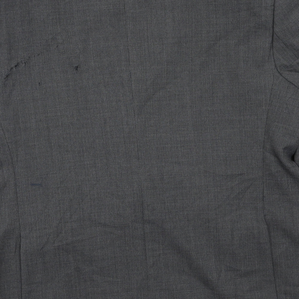 M&S Mens Grey 3 Piece Blazer Size 44