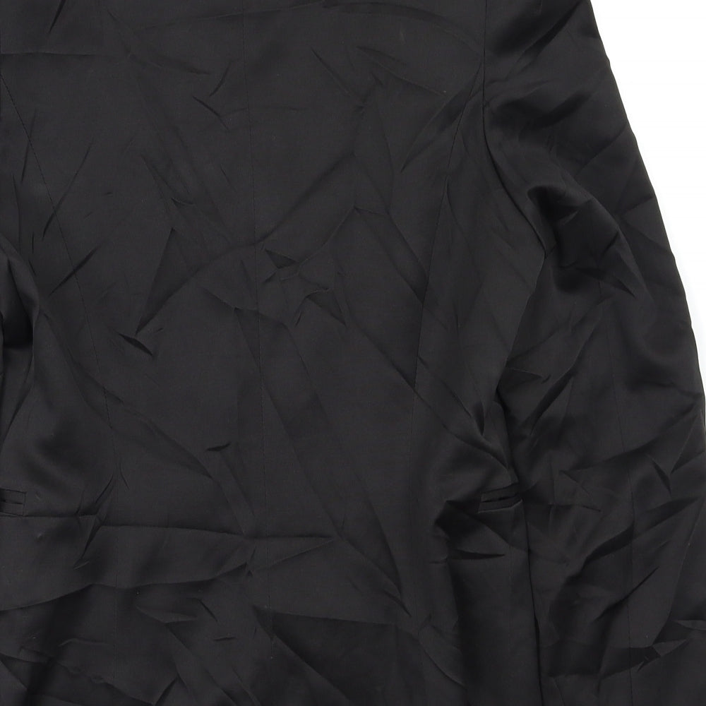 Attentif Womens Black Jacket Blazer Size 10