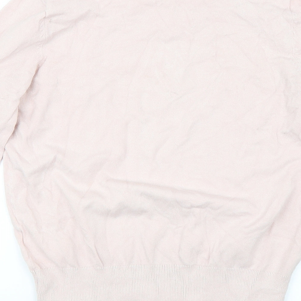 H&M Womens Pink Pullover Jumper Size S