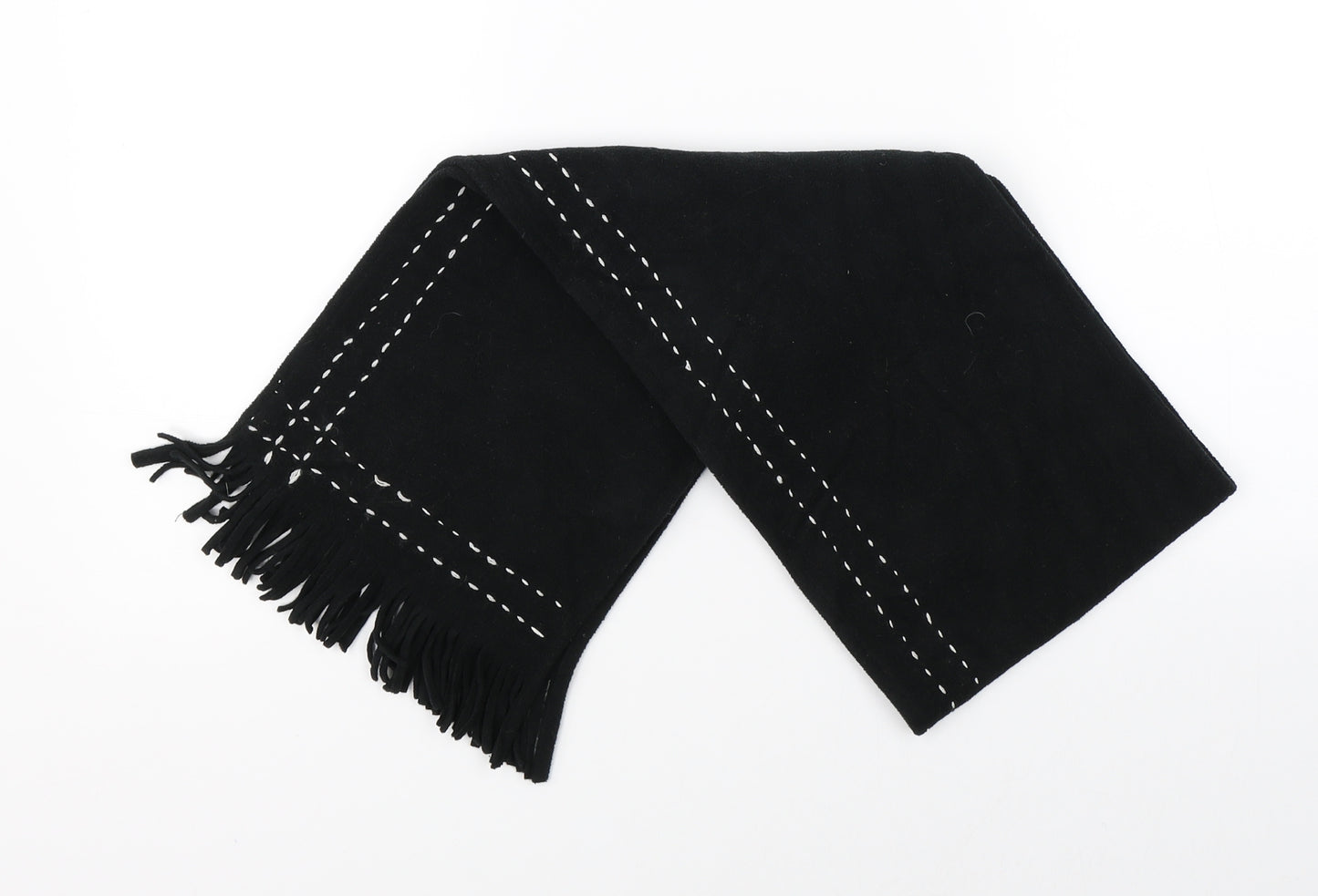 Preworn Mens Black Scarf One Size