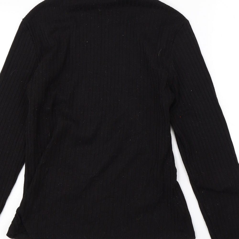 River Island Womens Black Pullover Jumper Size 14