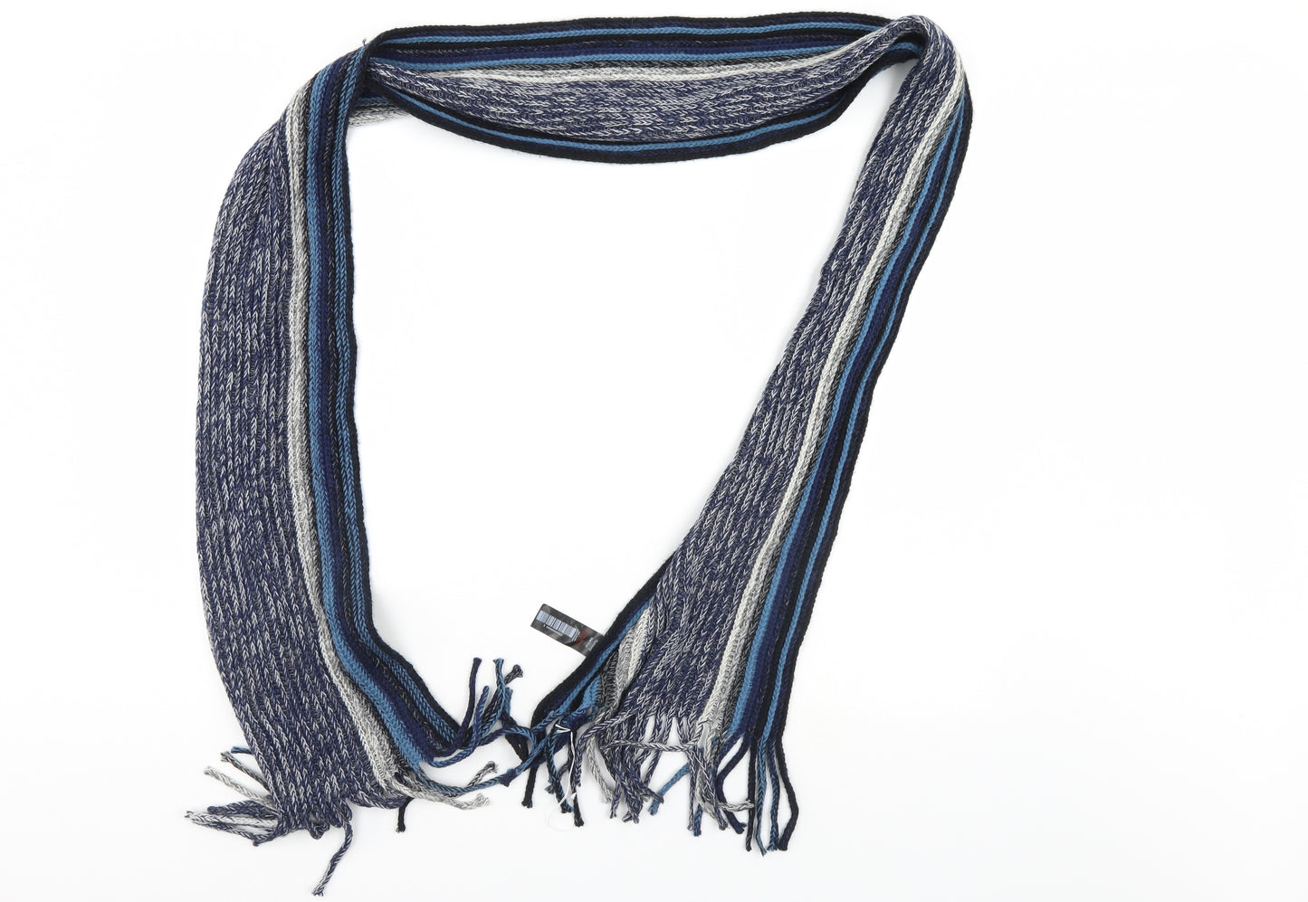 Nutmeg Blue Striped Scarf One Size