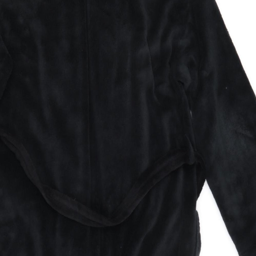 Cedar Wood State Mens Black Solid Gown Size S