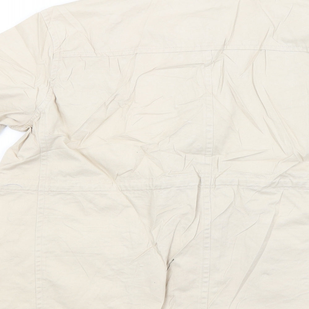 CAPSULE Womens Beige Jacket Coat Size 14