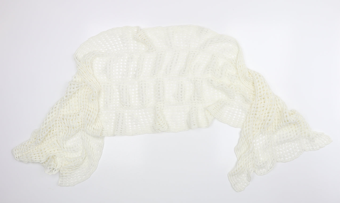 Preworn Womens White Scarf