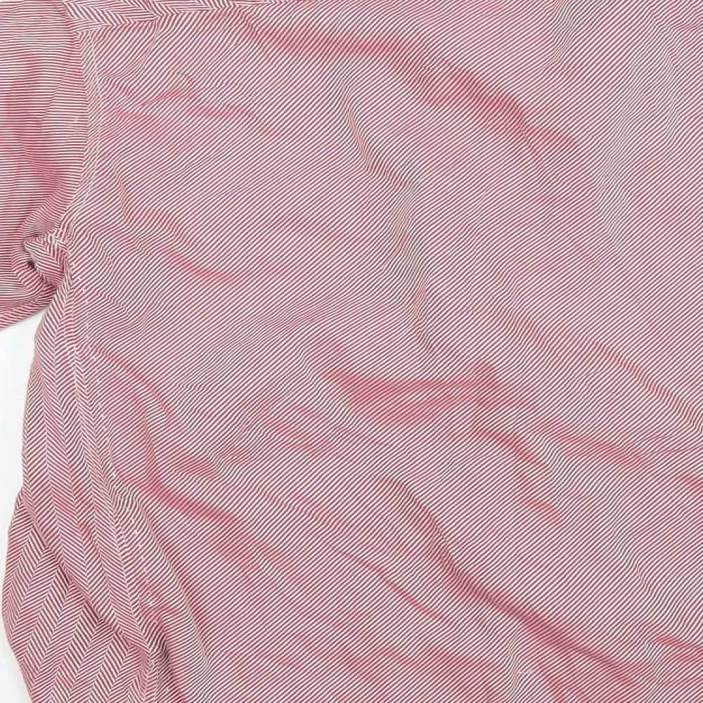 Parkes Mens Red Dress Shirt Size M