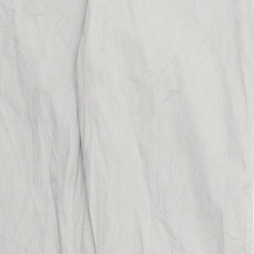 M&S Womens Grey Denim Straight Jeans Size 10 L26 in