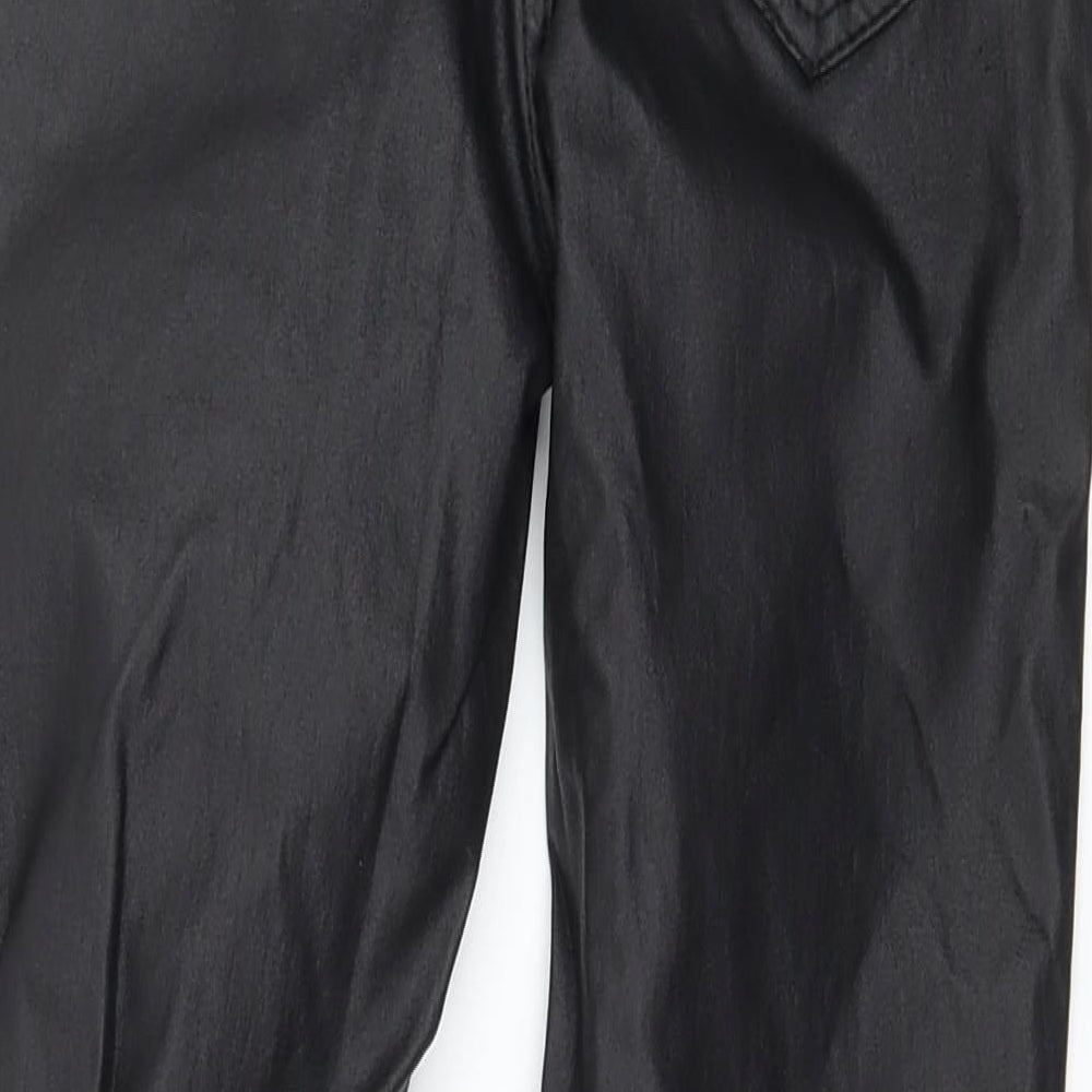 New Look Womens Black Trousers Size 8 L24 in