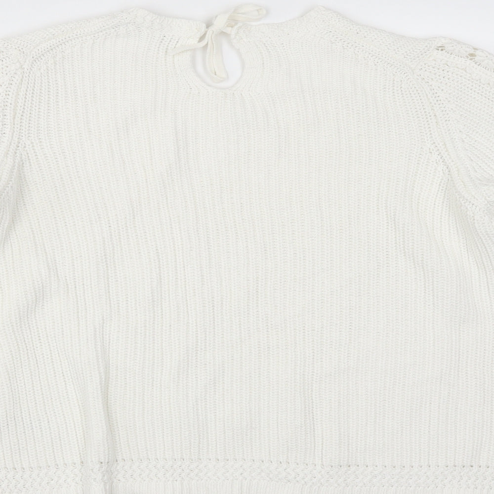 Marks and Spencer Womens Ivory Pullover Jumper Size XL