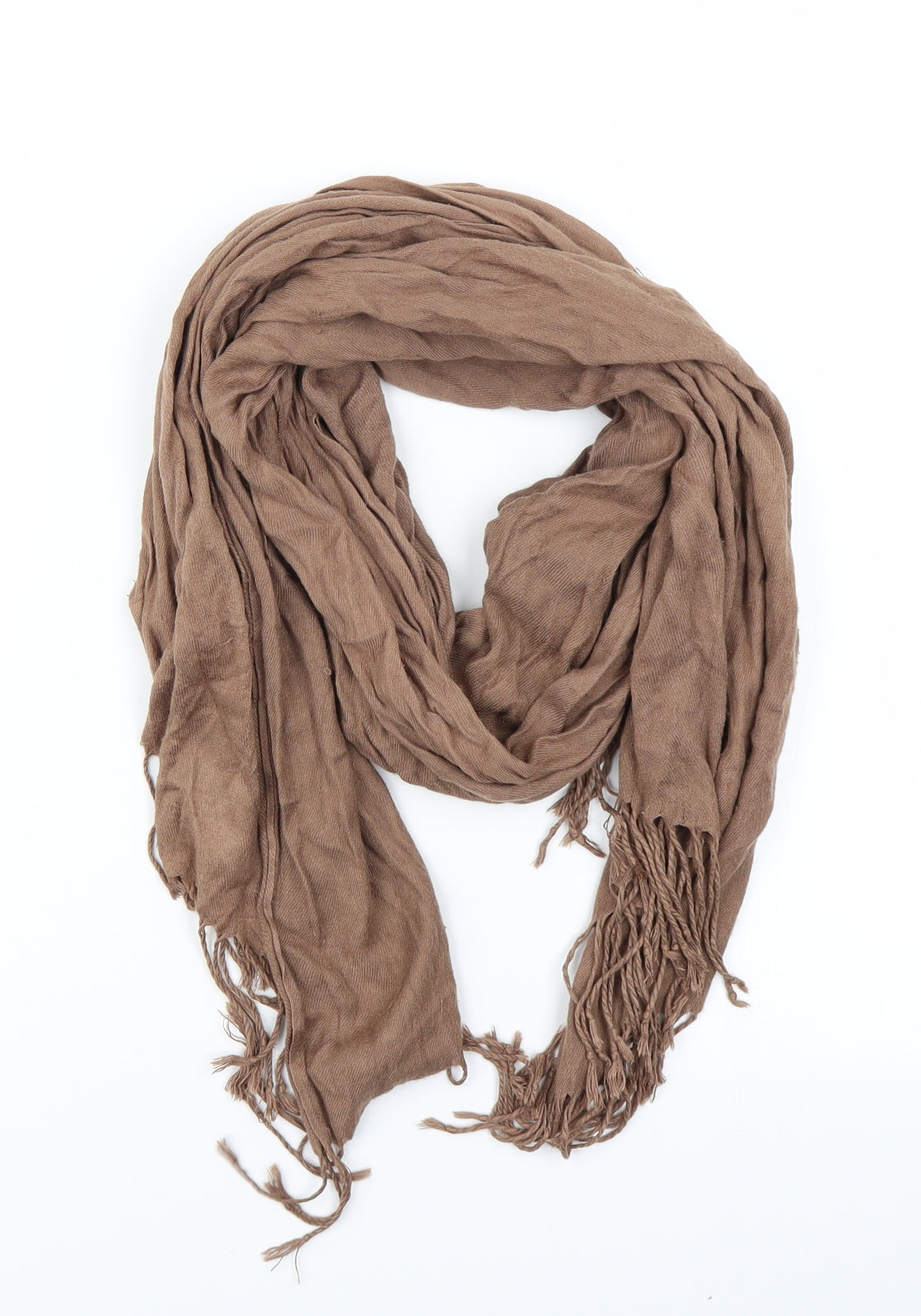 Preworn Womens Brown Scarf