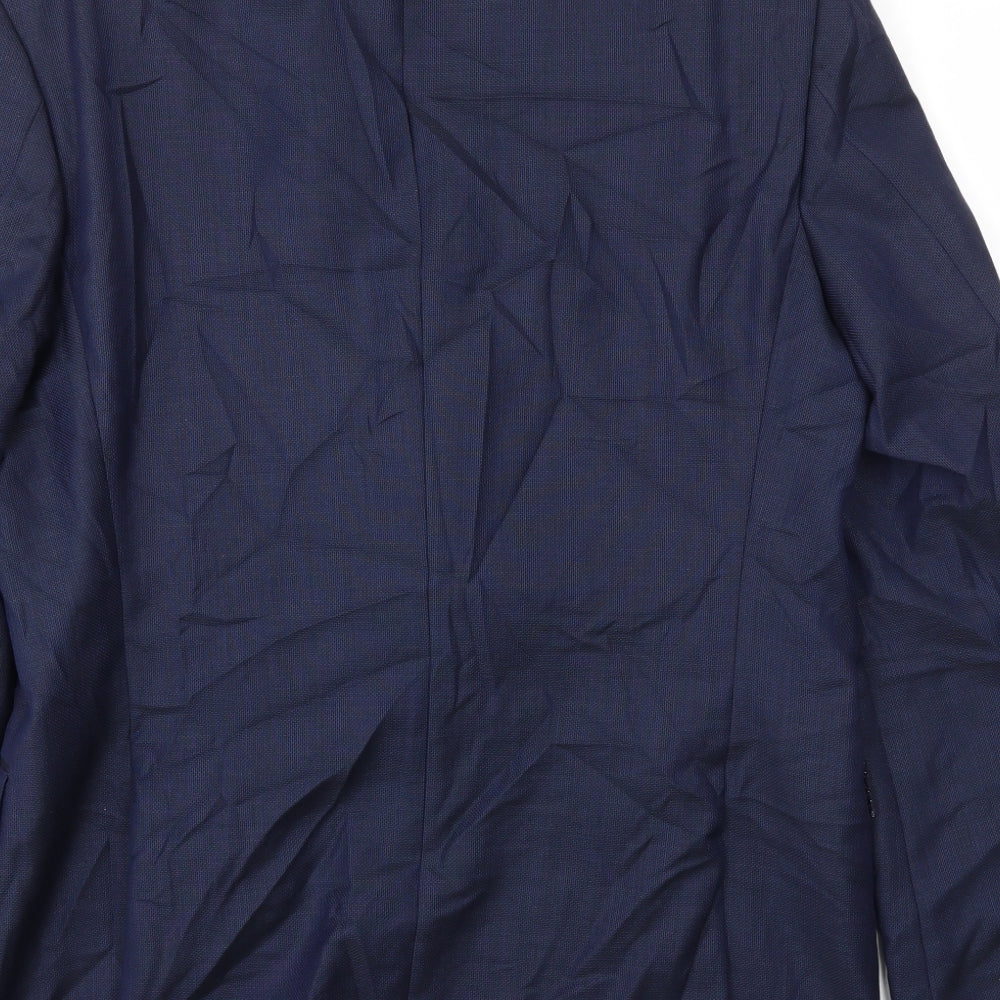 Preworn Mens Blue Jacket Blazer Size 40