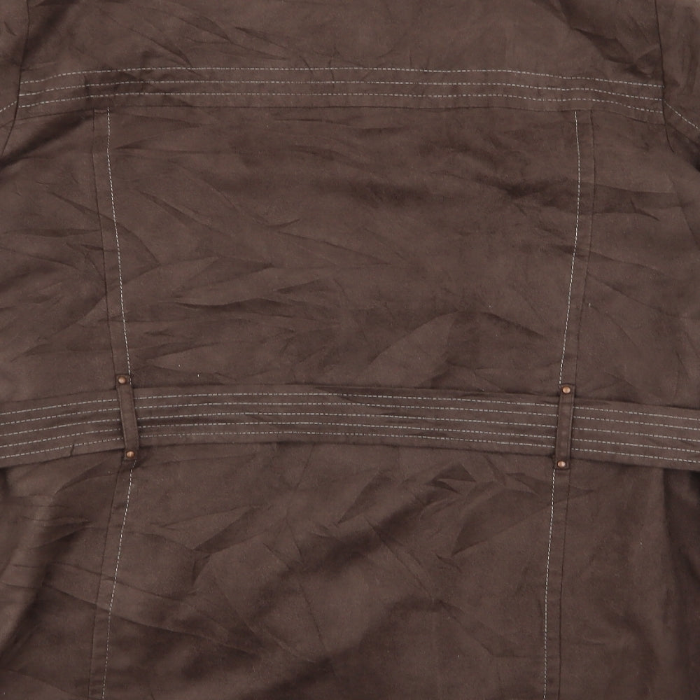BM Womens Brown Jacket Coat Size L