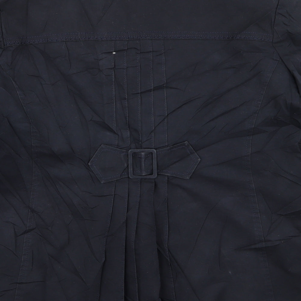 Per Una Womens Blue Jacket Coat Size 14