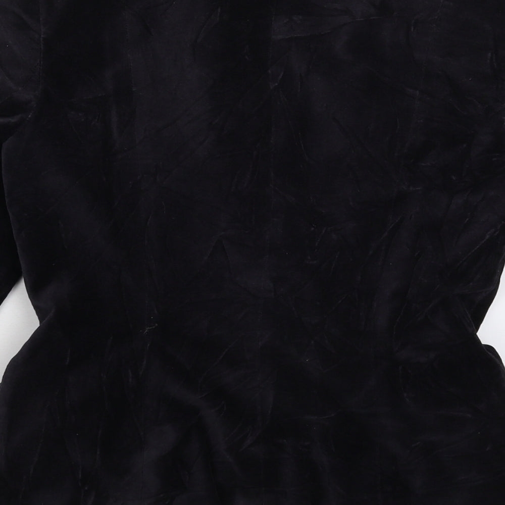 Preworn Womens Black Jacket Blazer Size 10