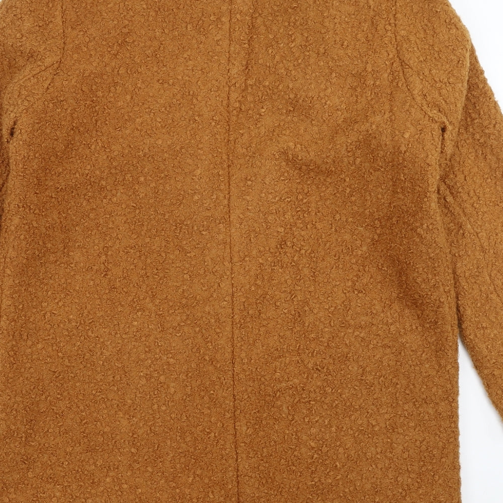 PEP&CO Womens Brown Jacket Coat Size 8