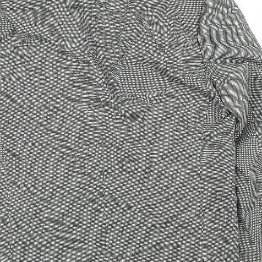 Charlie O'Brian Mens Grey Jacket Suit Jacket Size 42