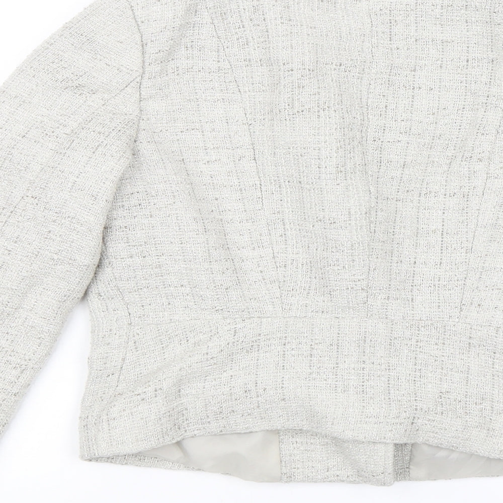 H&M Womens Grey Jacket Size 6