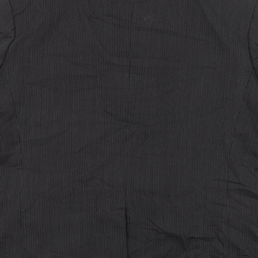 River Island Mens Black Jacket Suit Jacket Size 44