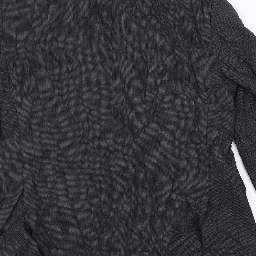 Marks and Spencer Mens Black Jacket Suit Jacket Size 44