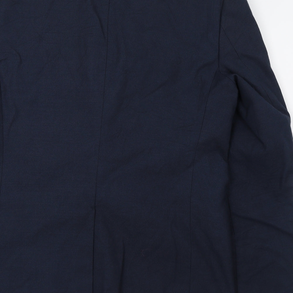 M&S Mens Blue Jacket Suit Jacket Size M