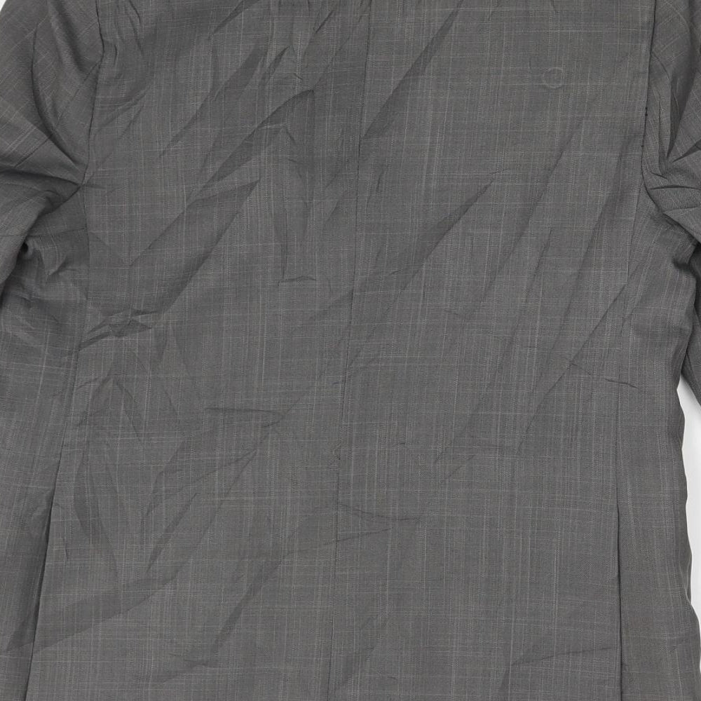 Cenario Womens Grey Jacket Suit Jacket Size 10