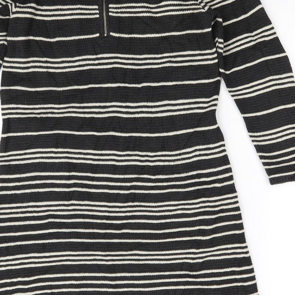 Monsoon Womens Multicoloured Striped Pullover Jumper Size S