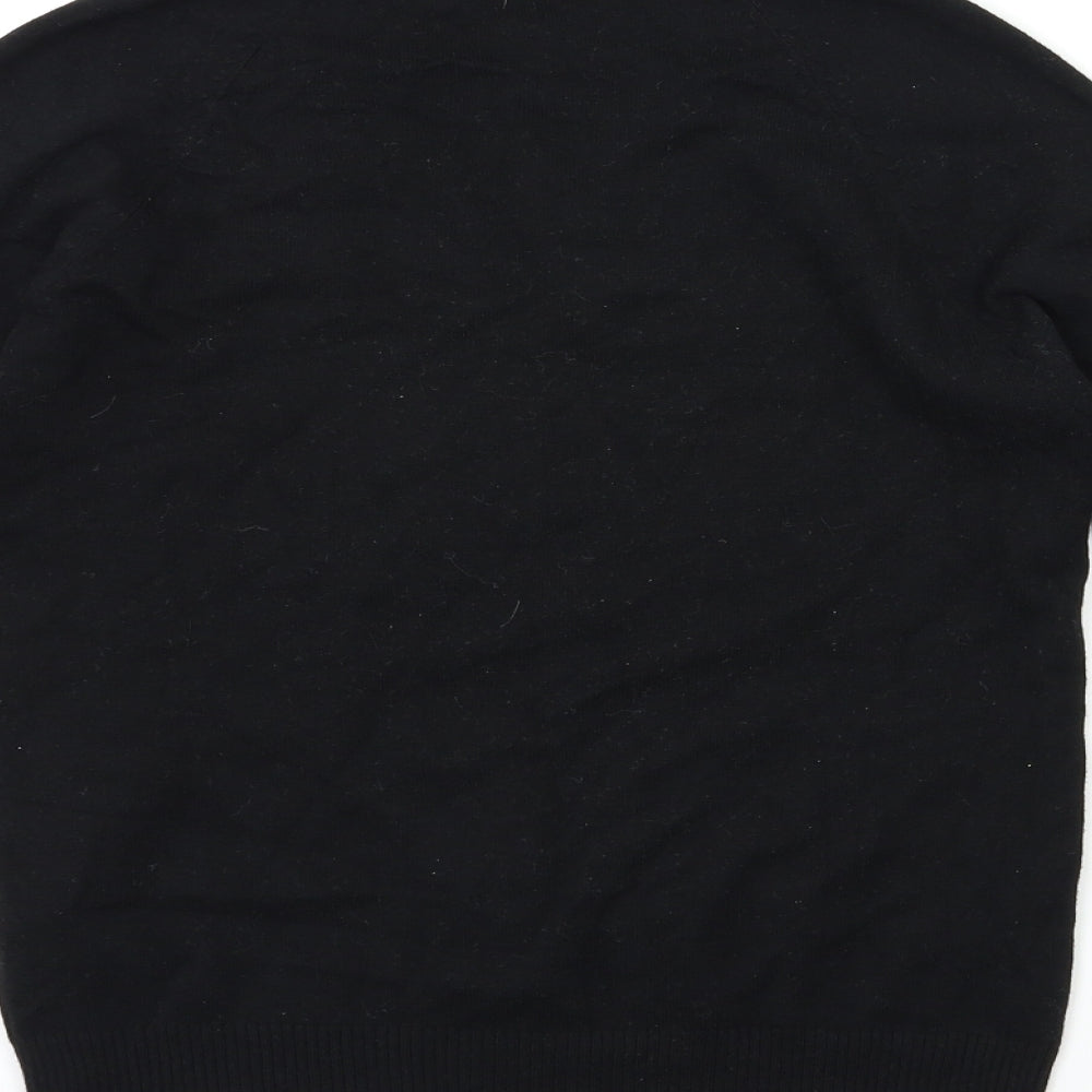 Preworn Womens Black Knit Pullover Jumper Size L