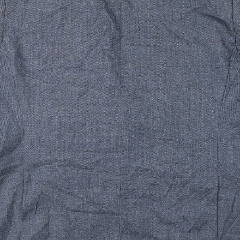 Savoy Taylors Guild Mens Blue Jacket Suit Jacket Size 46