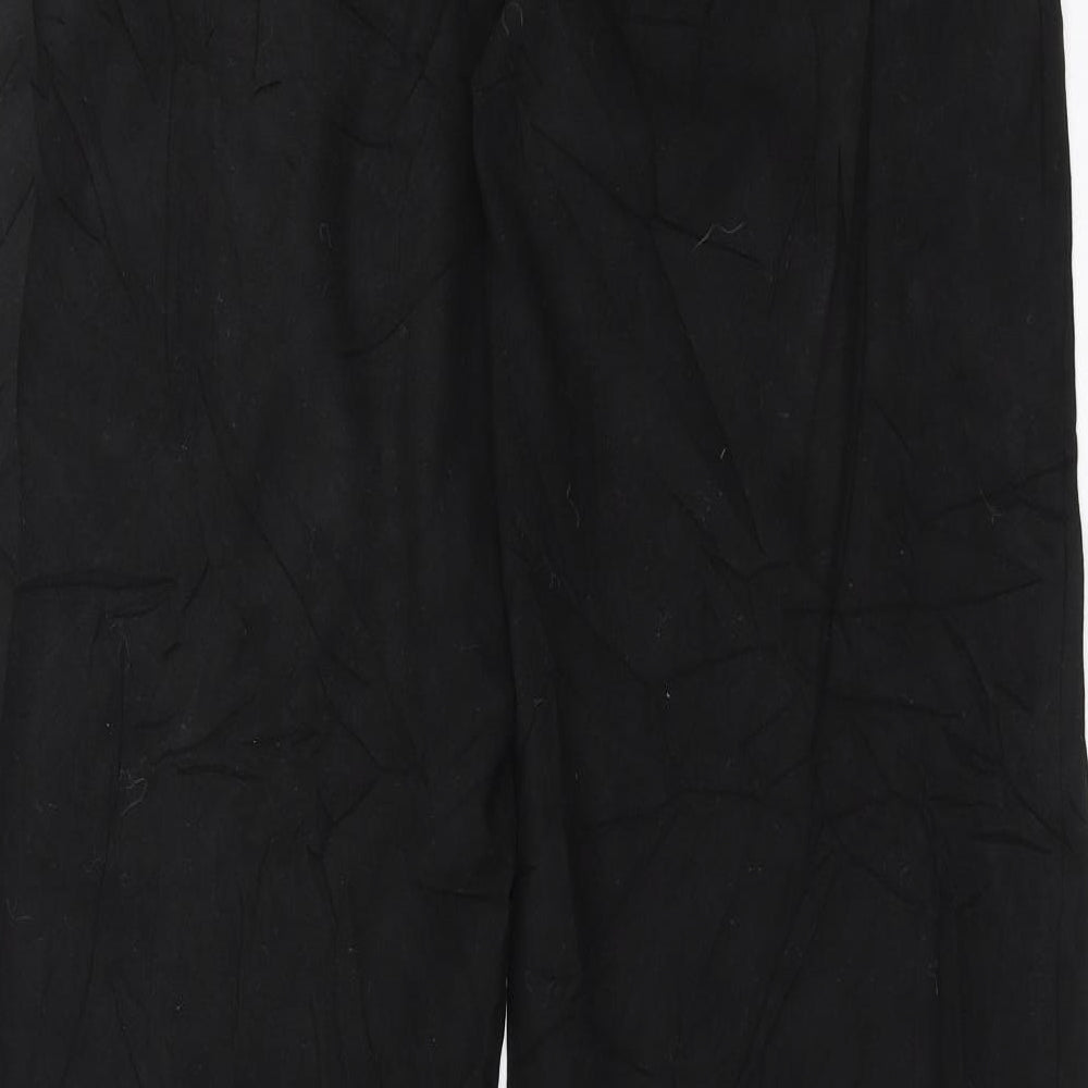 NEXT Womens Black Trousers Size 10 L30 in