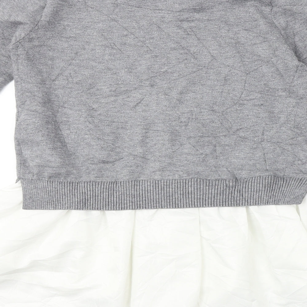 LUZABELLE Womens Grey Pullover Jumper One Size