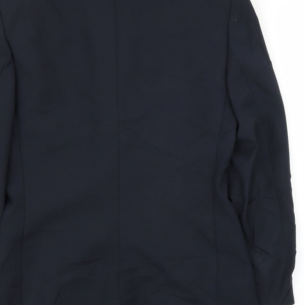 Benneton Womens Black Jacket Blazer Size 12
