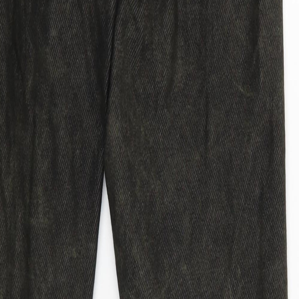 Topshop Womens Green Jegging Trousers Size 10 L27 in