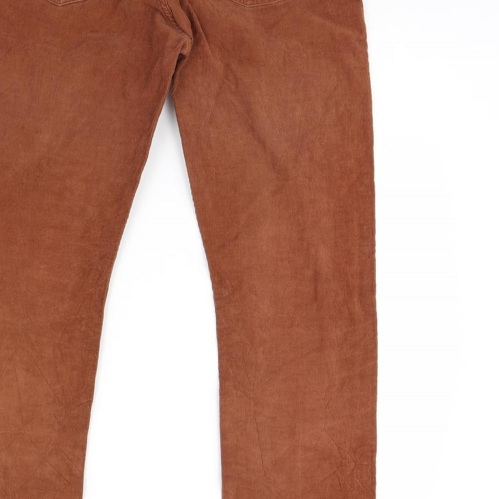 The Kooples Mens Brown Corduroy Trousers Size 32 in L30 in