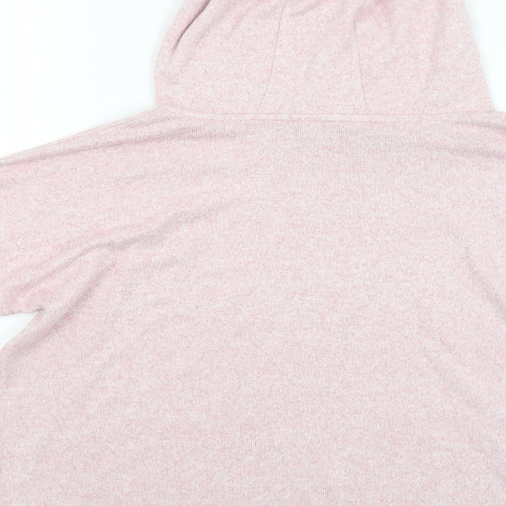 M&S Girls Pink Pullover Hoodie Size 12-13 Years