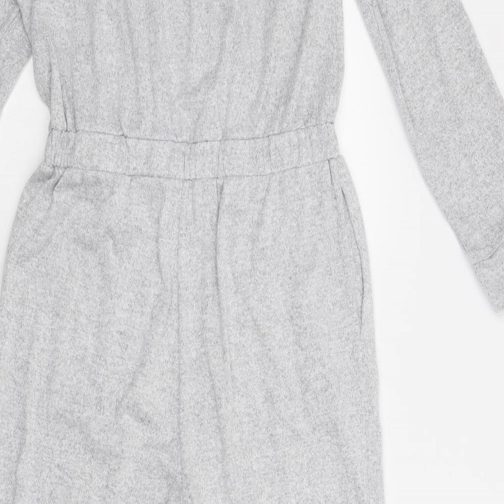 George Womens Grey Jumpsuit One-Piece Size M