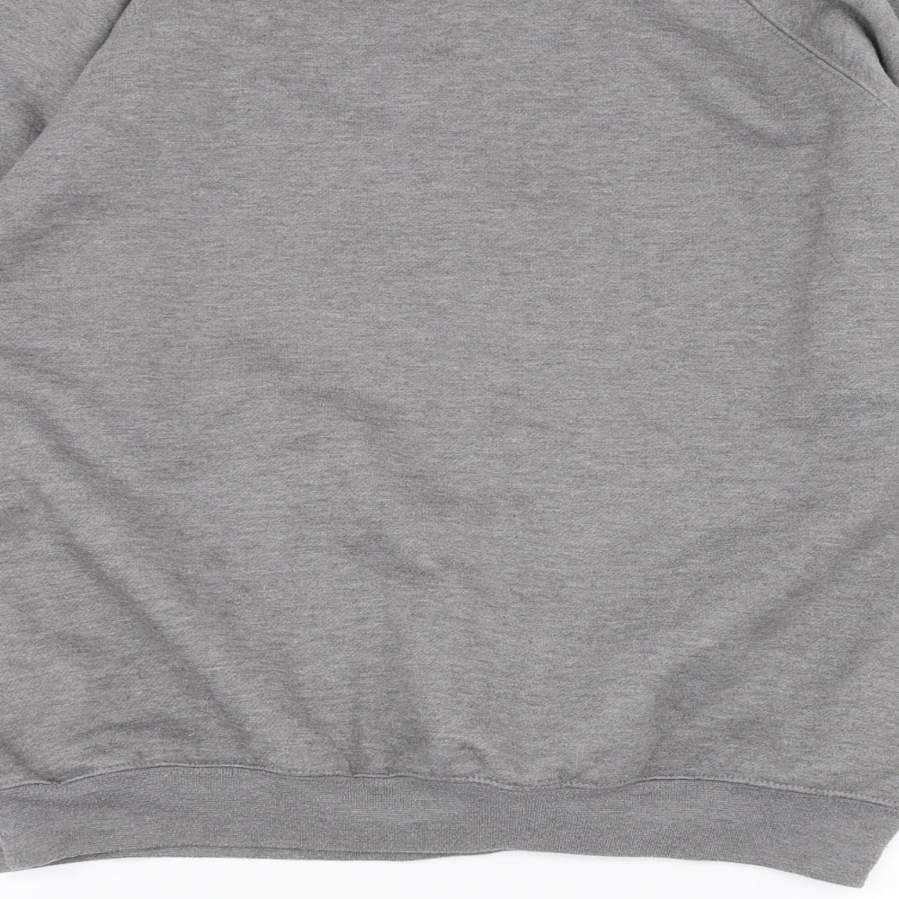 Truetex Mens Grey Pullover Jumper Size M