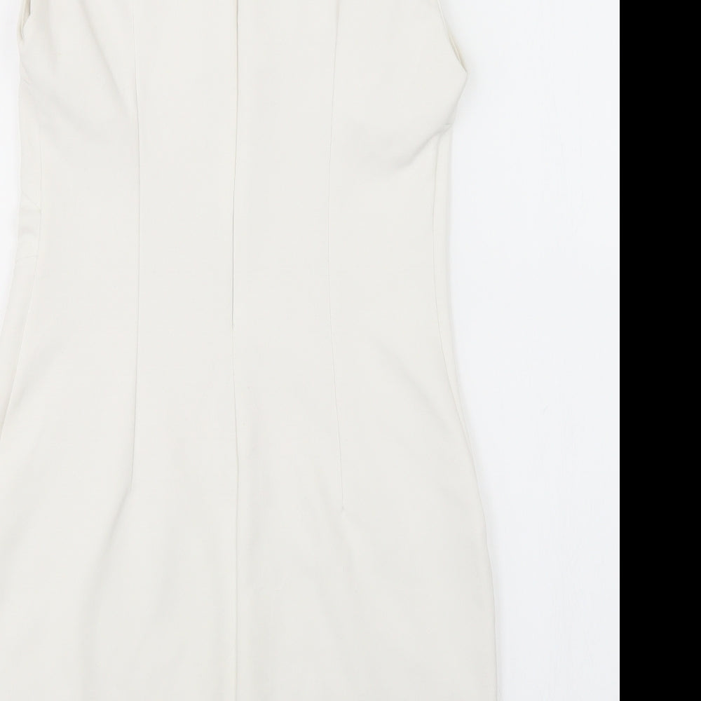 Sabrina Diamarts Womens White Pencil Dress Size S