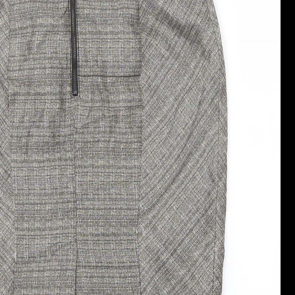 M&S Womens Beige Straight & Pencil Skirt Size 8
