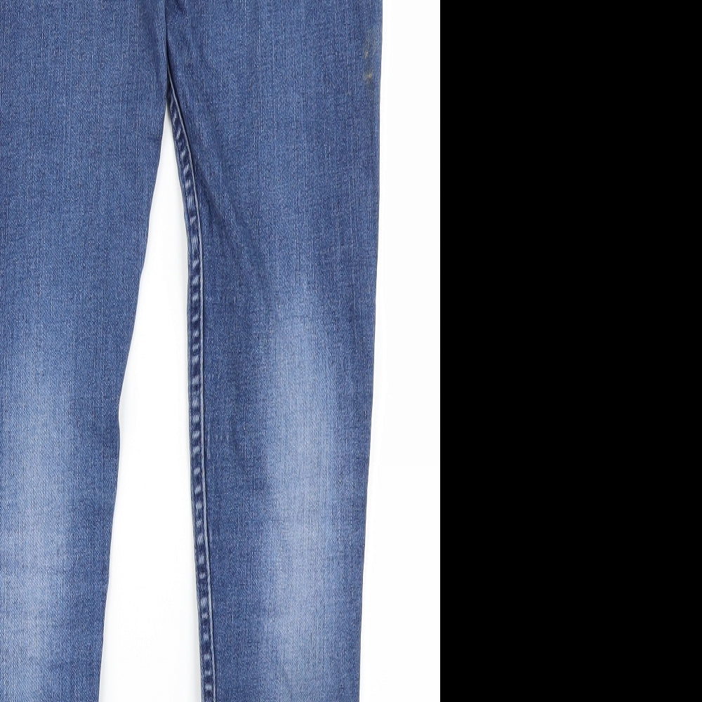 X'pose Attitude Womens Blue Denim Skinny Jeans Size 28 in L28 in