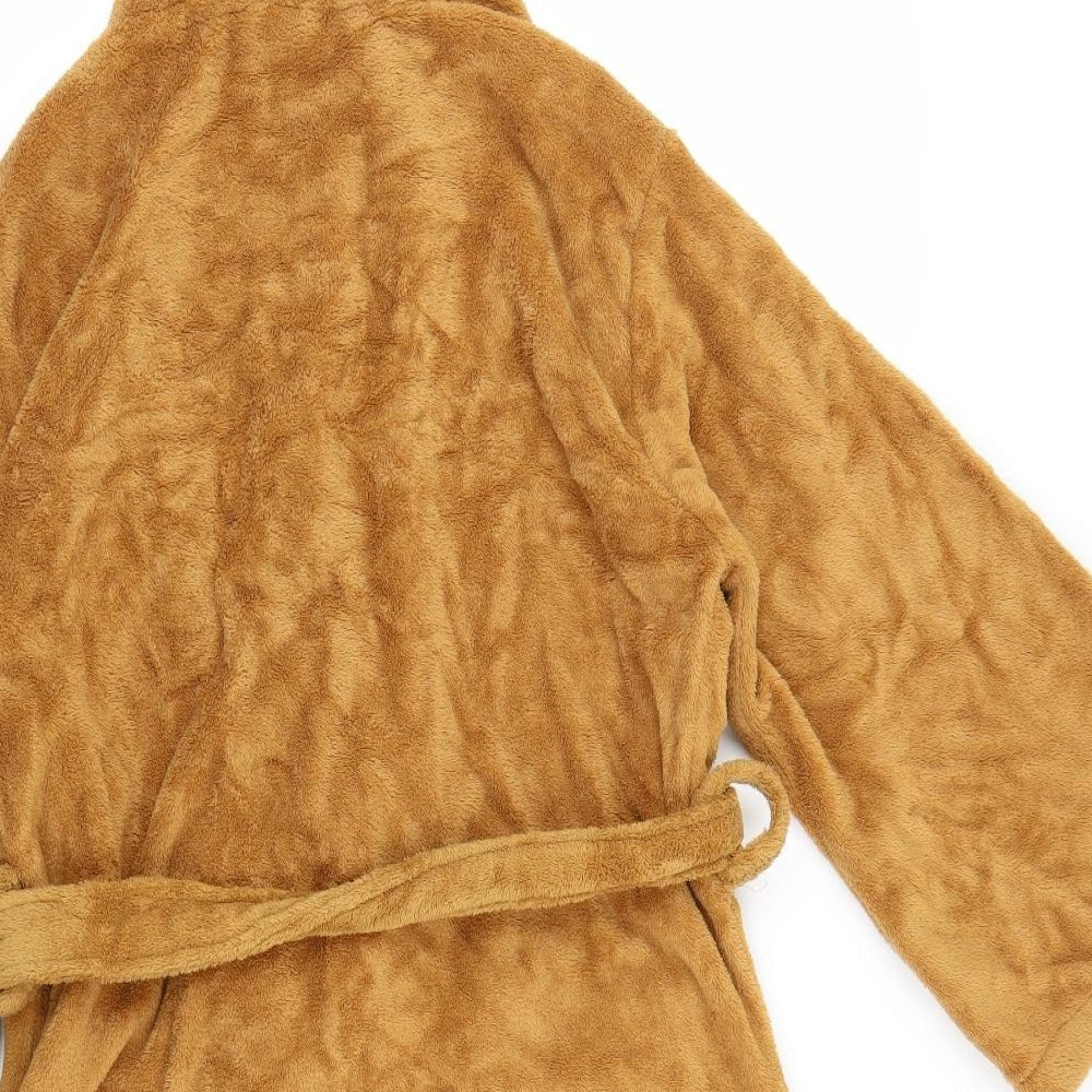 GROOVY Boys Brown Solid Fish Net Robe Size L - Star Wars