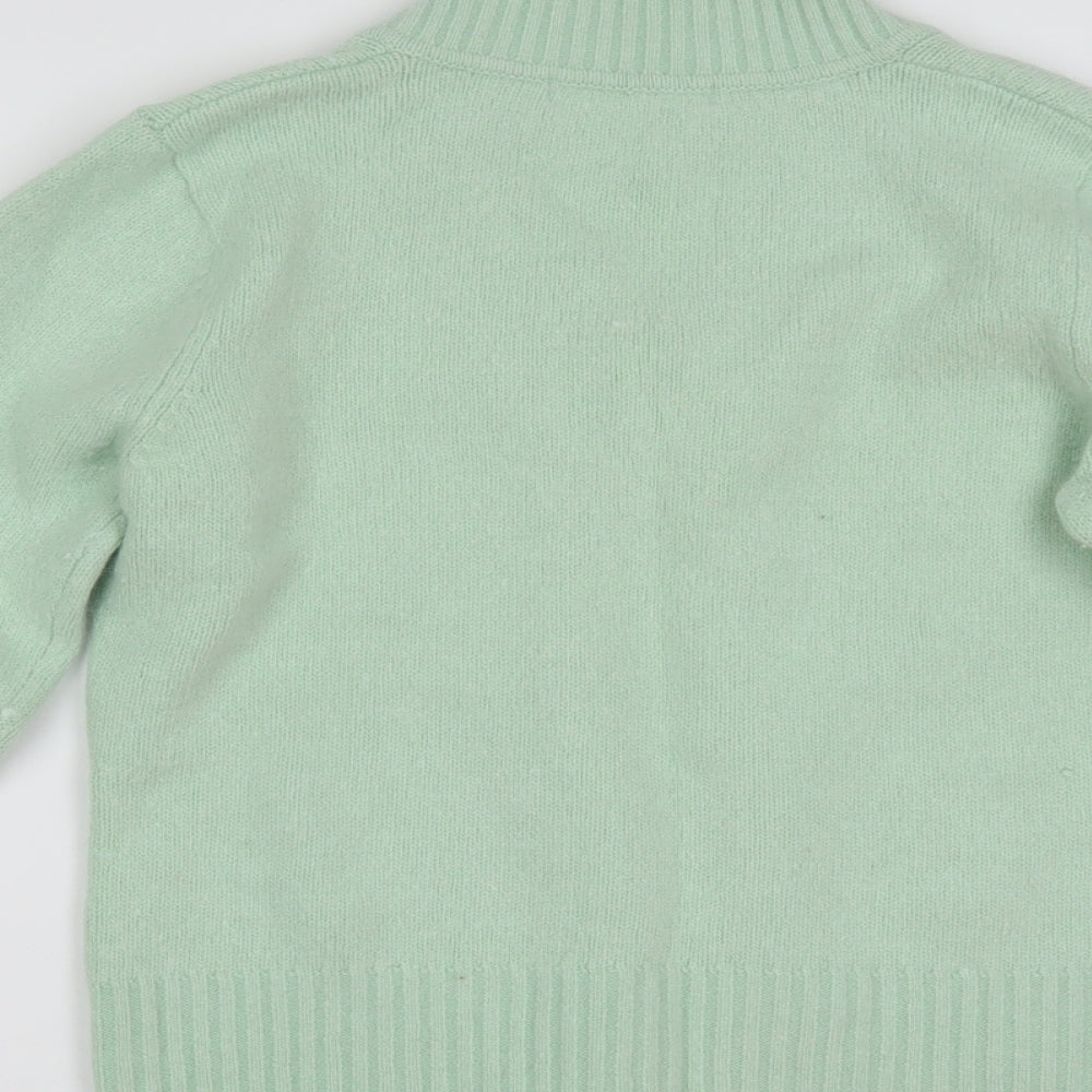 AMARANTO Womens Green Pullover Jumper Size 16