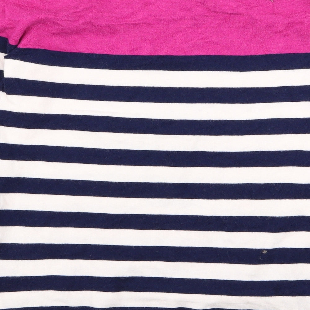 Oasis Womens Multicoloured Striped Pullover Jumper Size M