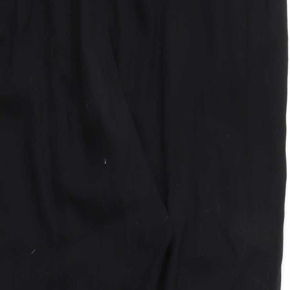 TU Womens Black Trousers Size 12 L23 in - Stretch waistband