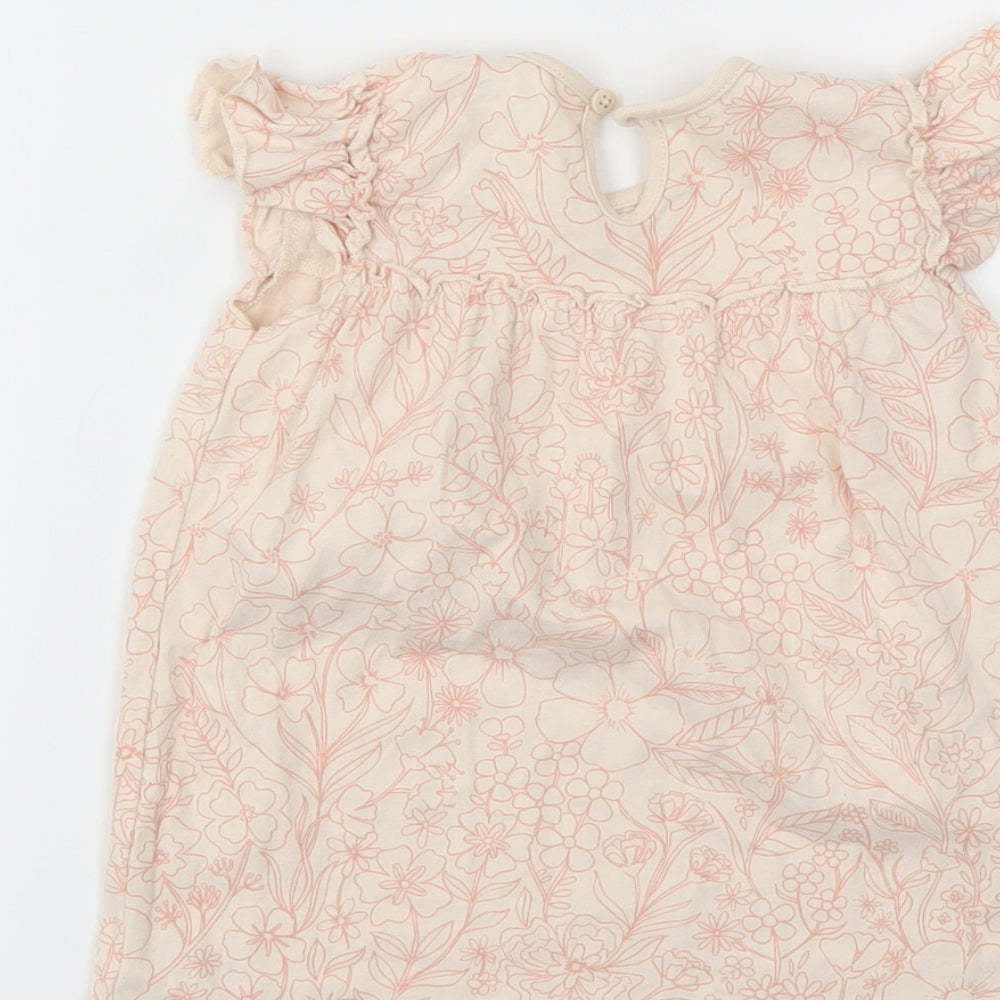 George Girls Pink Floral Fit & Flare Size 12-18 Months