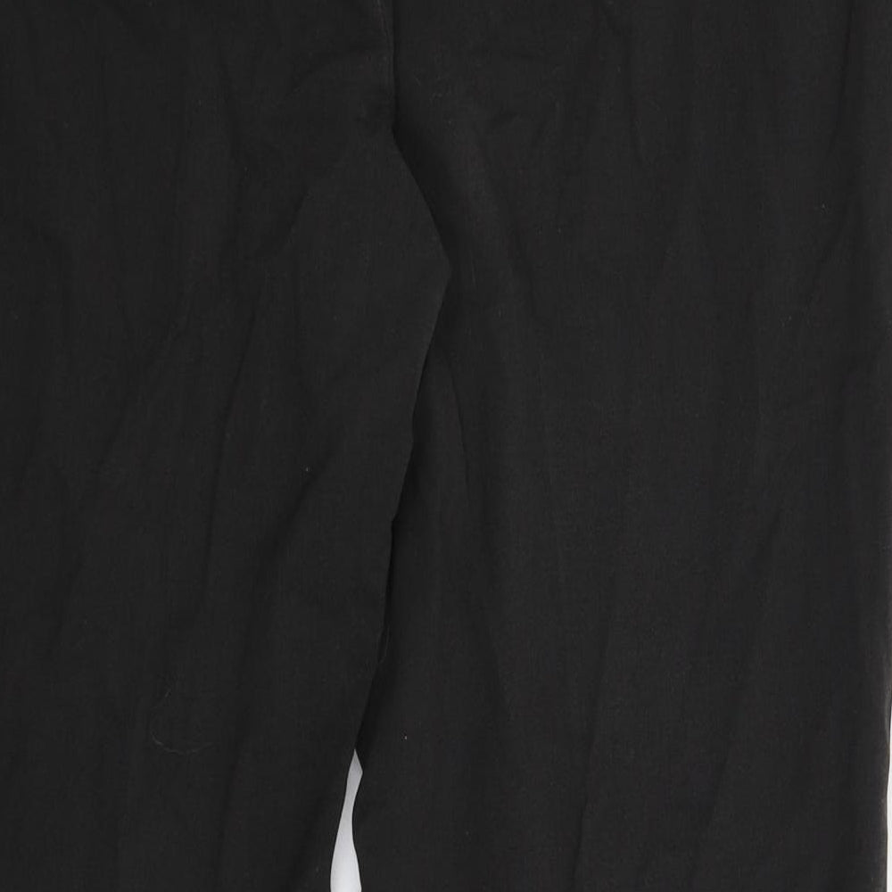 Marks and Spencer Womens Black Trousers Size 14 L28 in