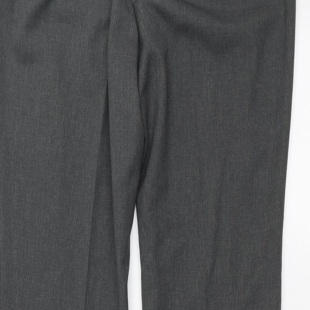 Sainsburys Womens Grey Trousers Size 14 L31 in