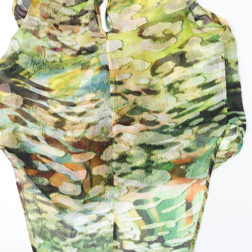 birdys boutique Womens Green Basic Blouse Size XL